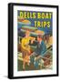 Dells Boat Trips-null-Framed Art Print