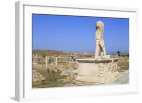 Delos Archaeological Ruins, Delos, Cyclades, Greek Islands, Greece, Europe-Richard Cummins-Framed Photographic Print