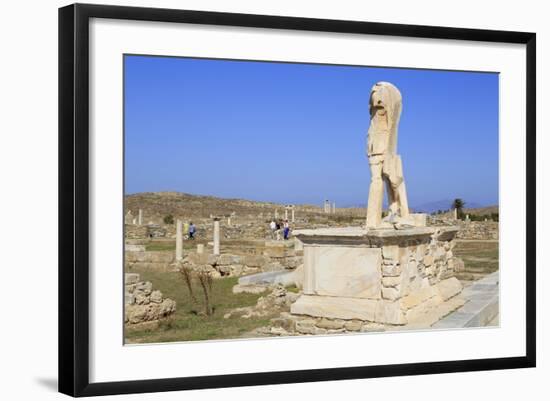 Delos Archaeological Ruins, Delos, Cyclades, Greek Islands, Greece, Europe-Richard Cummins-Framed Photographic Print