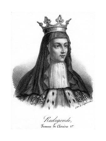 Radegonde, One of Clotaire I's Four Wives