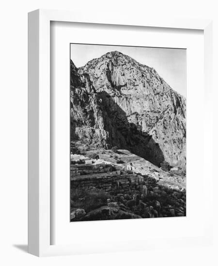 Delphi and the Phaedriades on Mount Parnassus, Greece, 1937-Martin Hurlimann-Framed Giclee Print