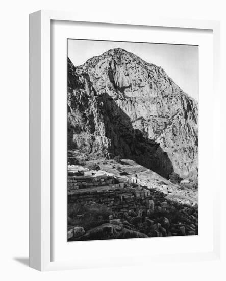 Delphi and the Phaedriades on Mount Parnassus, Greece, 1937-Martin Hurlimann-Framed Giclee Print