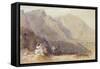 Delphi, C.1849-Edward Lear-Framed Stretched Canvas