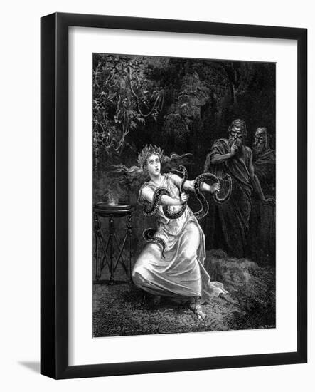 Delphi Oracle-Emile Bayard-Framed Art Print