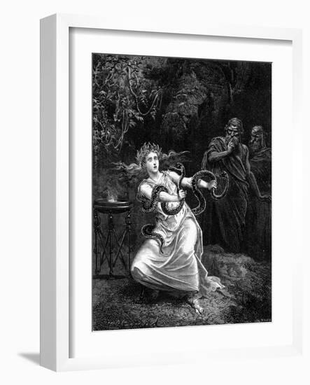 Delphi Oracle-Emile Bayard-Framed Art Print