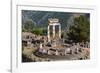 Delphi, Phocis, Greece. The tholos, dating from around 380-360 BC, beside the Sanctuary of Athen...-null-Framed Photographic Print