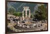 Delphi, Phocis, Greece. The tholos, dating from around 380-360 BC, beside the Sanctuary of Athen...-null-Framed Photographic Print