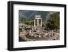 Delphi, Phocis, Greece. The tholos, dating from around 380-360 BC, beside the Sanctuary of Athen...-null-Framed Photographic Print