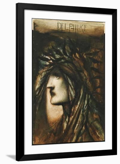 Delphike, 1896-Simeon Solomon-Framed Giclee Print