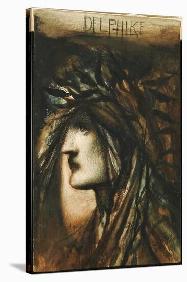 Delphike, 1896-Simeon Solomon-Stretched Canvas