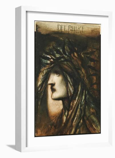 Delphike, 1896-Simeon Solomon-Framed Giclee Print