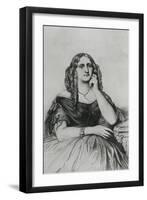 Delphine De Girardin-Andre Adolphe Eugene Disderi-Framed Giclee Print