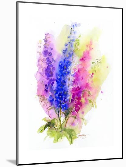 Delphinium, 2016-John Keeling-Mounted Giclee Print