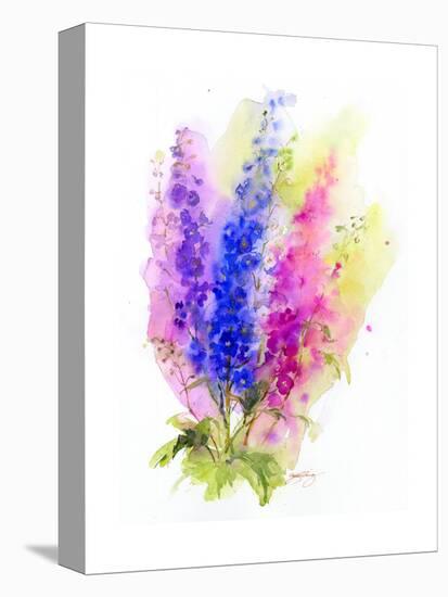 Delphinium, 2016-John Keeling-Stretched Canvas