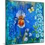 Delphinium and Iris-Maria Rytova-Mounted Giclee Print