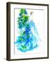 Delphinium-Schuyler Rideout-Framed Art Print