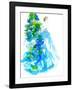 Delphinium-Schuyler Rideout-Framed Art Print