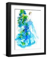 Delphinium-Schuyler Rideout-Framed Art Print