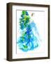 Delphinium-Schuyler Rideout-Framed Art Print