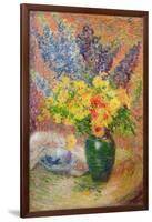 Delphiniums and Chrysanthemums-Anna Boch-Framed Giclee Print