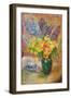Delphiniums and Chrysanthemums-Anna Boch-Framed Giclee Print