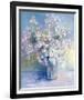 Delphiniums and Daisies-Genevieve Dolle-Framed Giclee Print