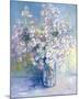 Delphiniums and Daisies-Genevieve Dolle-Mounted Giclee Print