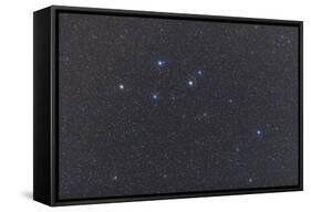 Delphinus Constellation on a Hazy Night-null-Framed Stretched Canvas