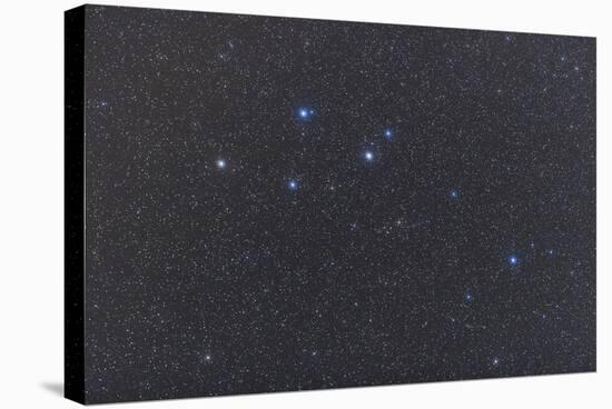 Delphinus Constellation on a Hazy Night-null-Stretched Canvas