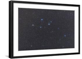 Delphinus Constellation on a Hazy Night-null-Framed Photographic Print