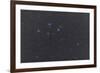 Delphinus Constellation on a Hazy Night-null-Framed Photographic Print