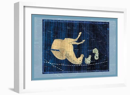 Delphinus, Equuleus and Pegassus-null-Framed Premium Giclee Print