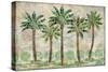 Delray Palm Horizontal-Paul Brent-Stretched Canvas