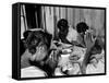 Delta and Pine Company African American Sharecropper Lonnie Fair and Family Praying before a Meal-Alfred Eisenstaedt-Framed Stretched Canvas