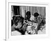 Delta and Pine Company African American Sharecropper Lonnie Fair and Family Praying before a Meal-Alfred Eisenstaedt-Framed Photographic Print