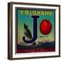 Delta, Colorado - Joslyn Apple Crate Label-Lantern Press-Framed Art Print