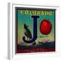 Delta, Colorado - Joslyn Apple Crate Label-Lantern Press-Framed Art Print