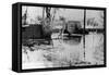 Delta, Colorado - Rowboat on Gunnison River-Lantern Press-Framed Stretched Canvas