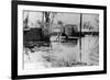 Delta, Colorado - Rowboat on Gunnison River-Lantern Press-Framed Premium Giclee Print