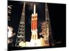 Delta IV Heavy Rocket Lifts Off-null-Mounted Photographic Print