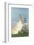 Delta Rocket at Liftoff-null-Framed Photographic Print