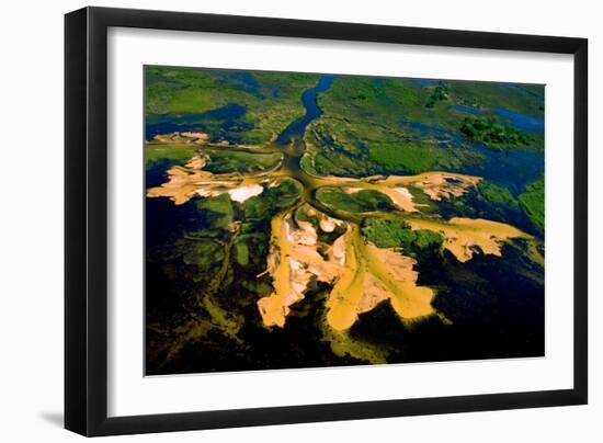 Delta Water Receding-Howard Ruby-Framed Photographic Print