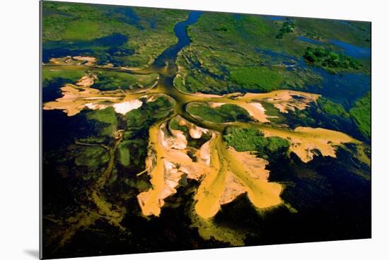 Delta Water Receding-Howard Ruby-Mounted Photographic Print
