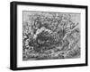 'Deluge', c1480 (1945)-Leonardo Da Vinci-Framed Giclee Print