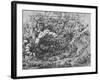 'Deluge', c1480 (1945)-Leonardo Da Vinci-Framed Giclee Print