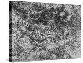 'Deluge', c1480 (1945)-Leonardo Da Vinci-Stretched Canvas