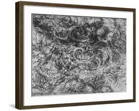 'Deluge', c1480 (1945)-Leonardo Da Vinci-Framed Giclee Print