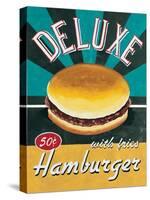 Deluxe Hamburger-Catherine Jones-Stretched Canvas