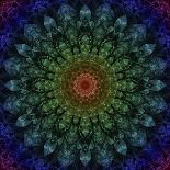 Fractal Mandala 14-Delyth Angharad-Giclee Print