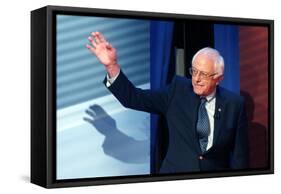 DEM 2016 Clinton Sanders-Gerald Herbert-Framed Stretched Canvas